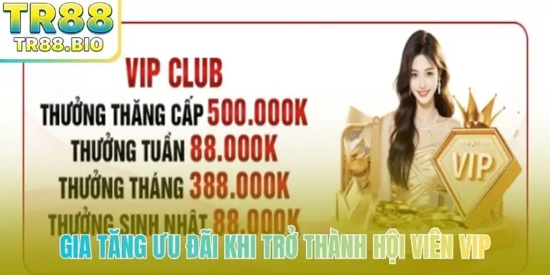 Gia tăng ưu đãi khi trở thành hội viên VIP